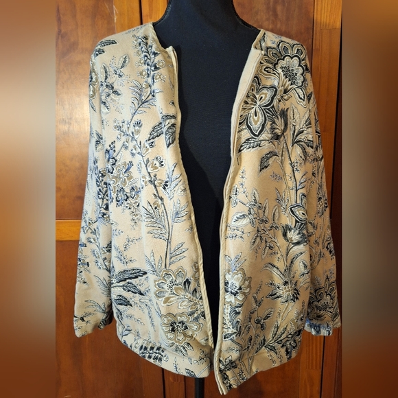 🌿LIZ CLAIBORNE women's full zipper jacket. Size XL - Picture 5 of 6